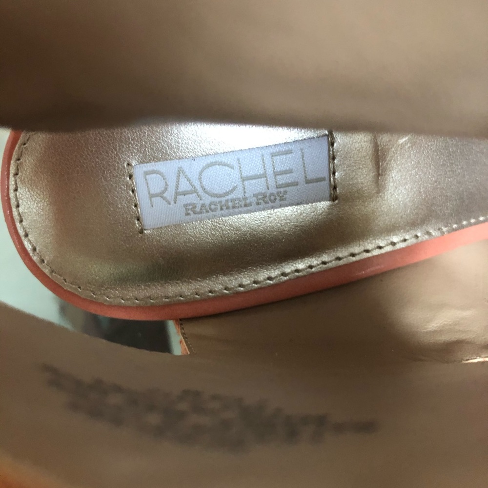 Rachel Roy Strappy Leather Ankle-Bow High Heels - Picture 5 of 8